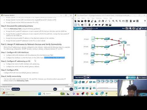 11.7.5 Packet Tracer - Subnetting Scenario