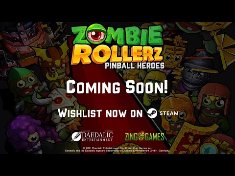 Zombie Rollerz: Pinball Heroes - Announcement Trailer thumbnail