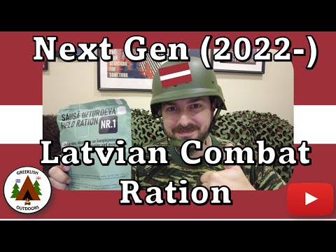 New Latvian Armed Forces Combat Ration (2022-) - Is it Better than the Previous Version??