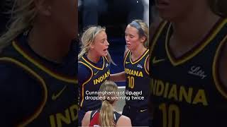 &quot;Don’t Mess With Sophie Cunningham 👀 #Fever #WNBA&quot;🎙️ #shorts