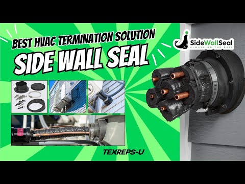Roof Goose Side Wall Seal — How to Install Airtight HVAC Pass-Through (No Caulk Needed)