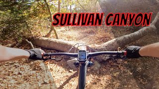 Riding Sullivan Canyon Trail