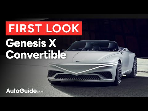 The Genesis X Convertible is Outrageously Good Looking - First Look