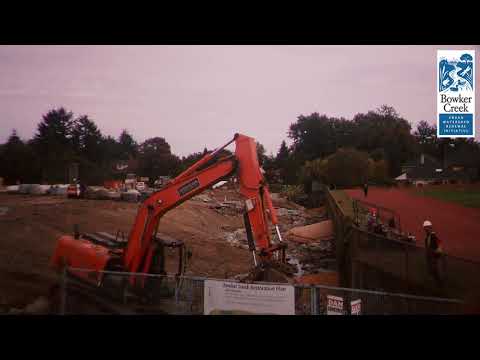 Time Lapse of Bowker Creek Reconstruction