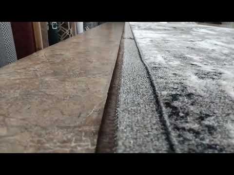 Ковер Dinarsu Marble 150×80 см коричневый, низкий ворс, для прихожей и коридора - фото 1 - id-p3063887516