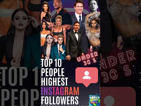 Top 10 Celebrity with highest Followers in Instagram | Top 10 Series | #shorts #viral #facts #news