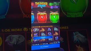 Thunderous Triumph: Over 100x Slot Jackpot Handpay on High Limit Thunderdrums! Big Jackpot Handpay!