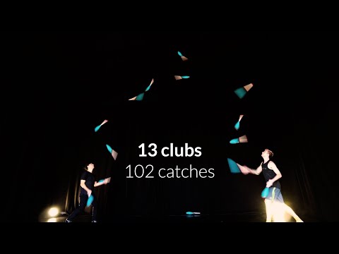 13 clubs world record - 102 catches