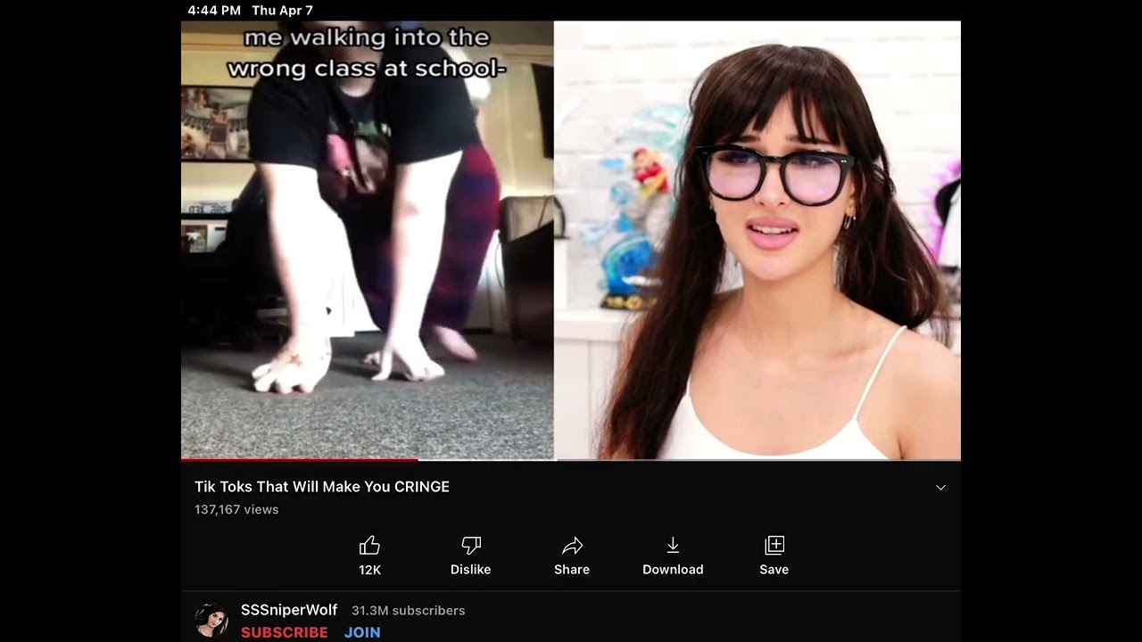 SSSniperwolf making fun of therians, again