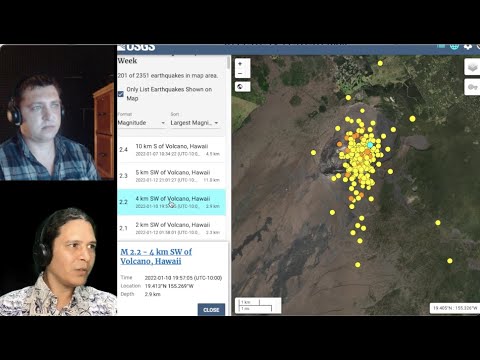 Kīlauea Eruption Update & USGS Volcano Awareness Month Presentations, January 13, 2022