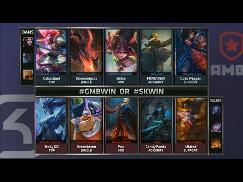 GMB vs SK Game 1 Highlights - GAMBIT GAMING vs SK GAMING - Week 3 EU LCS SUMMER 2015