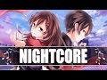 「Nightcore」→  Locked Away | Switching vocals