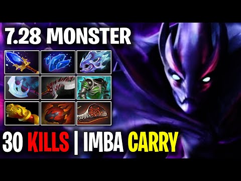 Spectre 7.28 MONSTER 30 Kills 9 SLOTTED Carry by Dubu | Dota 2 7.28 Highlights