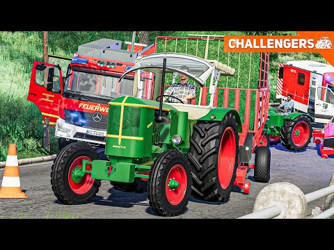 LS19 CHALLENGERS #9: Mit völlig überladenen OLDTIMERN zum Kuhstall in ITALIEN | FARMING SIMULATOR 19