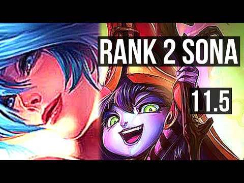 SONA & Ezreal vs LULU & Jinx (SUPPORT) | Rank 2 Sona, 1/1/15, 600+ games | BR Challenger | v11.5