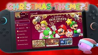 Nintendo Quietly Added a Christmas Theme to Your Switch...and Kirby Air Riders Too?!