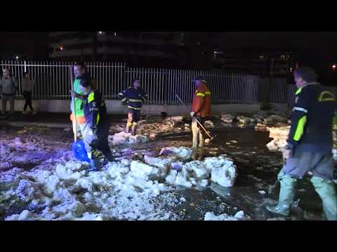 Extreme weather 2018 - First winter weather hits Rome (Italy) - ITV News - 22nd October 2018