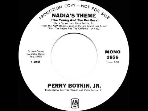 1976 Barry De Vorzon & Perry Botkin, Jr. - Nadia’s Theme (mono radio promo 45)