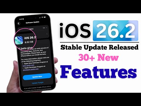 iOS 26.2 Stable Update Released - 30+ New Features in Hindi