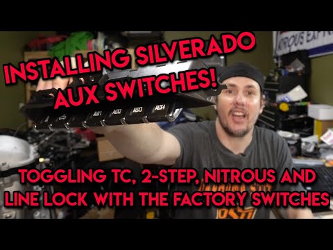 Auxiliary Switch Install To Control 2-Step, Nitrous, Line Lock, Traction Control and Stabilitrak!!