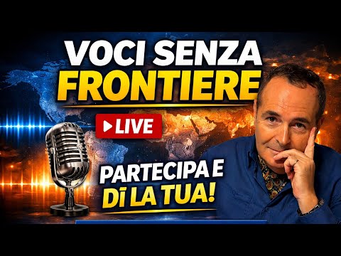 VOCI SENZA FRONTIERE  del 08/02/2026 | la trasmissione della domenica dove puoi "DIRE LA TUA"