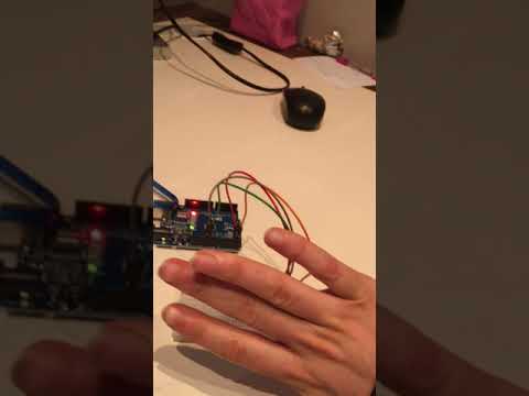 MLX90614 infrared non-contact temperature sensor test