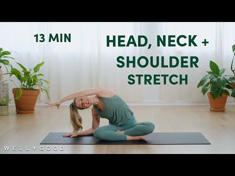 13 Minute Pilates Stretch for Head, Neck, and Shoulders | Good Moves | Well+Good