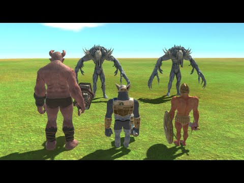 GHOR HAMMER WITH ACHILLES & OGRE LORD VS 2X BOSSES | Animal Revolt Battle Simulator