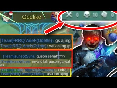 PRANK GUSION MATI 10X - Mobile Legends