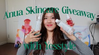 Anua Korean Skincare International Giveaway!! (with Yesstyle) | thatxxRin