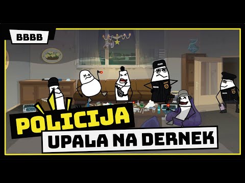 POLICIJA UPALA NA DERNEK | Pišite nam pojas Čika Šljivo | Animirana serija #BBBB | EP