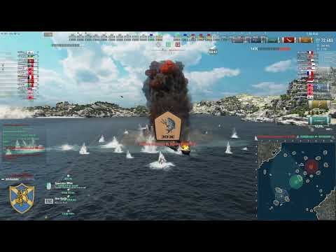World of Warships Asashio Japanese Tier 8 Premium Ship