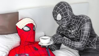 SUPERHERO in real life | Spider-Man Is Sick, And Venom Is Masterchef | Comedy Funny Video