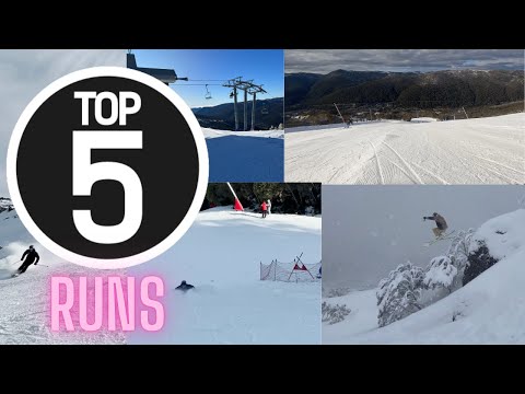 THREDBO'S TOP 5 SKI RUNS!!!!!