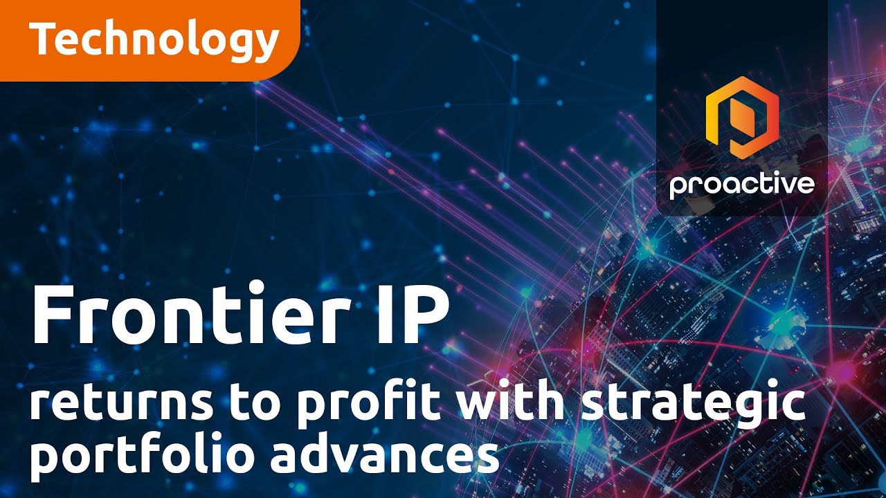 Frontier IP returns to profit with strategic portfolio advances