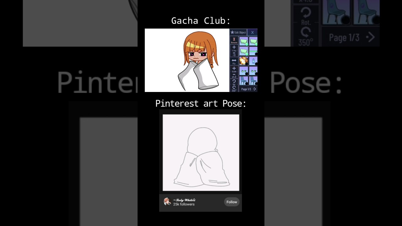 Day 4 Of Making Art Pose in Gacha Club 😋🥲