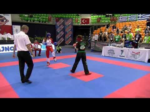 Julia Stasiuk v Luca Rosza WAKO European Championships 2019