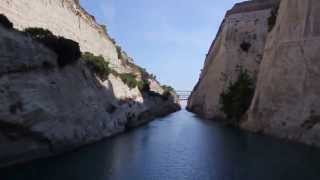 preview picture of video 'Corinth Canal by Boat'