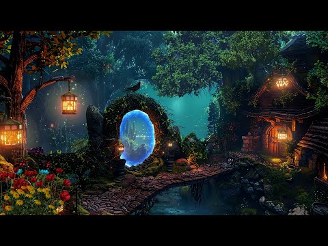 Enchanted Forest - Memories From The Past Vol.1 with Relaxing Night sound, owl, Crickets,Crow Sounds