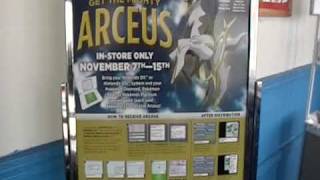preview picture of video 'At the ToysRUs Arceus Event - Downloading Arceus into your Pokemon Platinum Game'