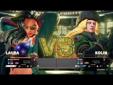 SFV AE : Monsta_Kakarot (Laura) vs NeonV (Kolin)