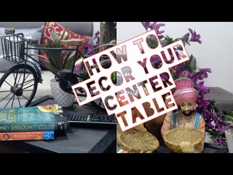 How to Decor Center Table | How to Style Coffee Table #howtodecorcentertable Video