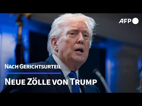15 Prozent Zölle: Trump beharrt nach Urteil auf aggressiver Handelspolitik | AFP