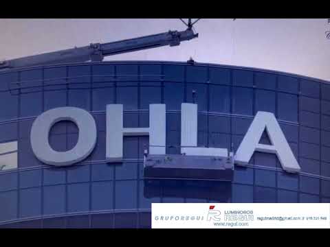OHLA SIGN AT 800 FT HIGH