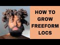 HOW TO GROW FREEFORM LOCS DREADS