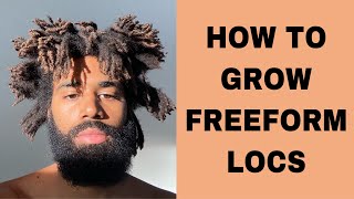 HOW TO GROW FREEFORM LOCS / DREADS