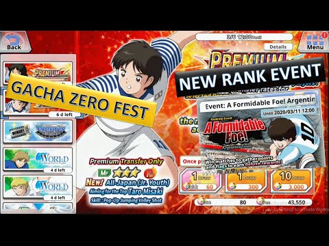 Gacha Premium Transfer (Misaki JY, Victorino JY) Captain Tsubasa Zero