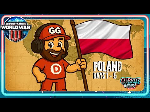Conflict of Nations – POLAND in WW3! Days 1–5 (Full Playthrough)