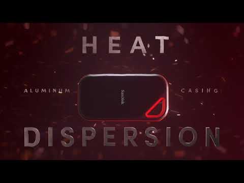 Išorinis kietasis diskas SanDisk Extreme PRO Portable SSD 2TB, SDSSDE81-2T00-G25 video