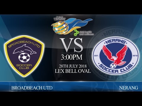 FGC CHW Premier League rnd 14 - Broadbeach Utd vs Nerang (1-0).